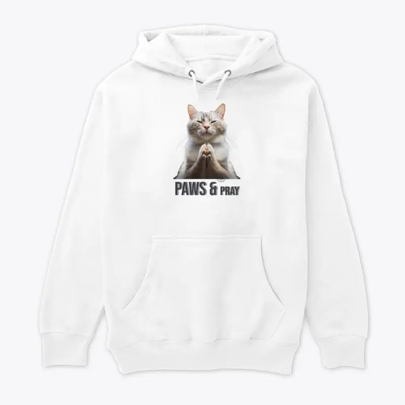 Paws & Pray Cat T-Shirt.